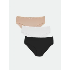 LCW DREAM Pembe Dantel Detaylı Bikini Külot 3lü Paket