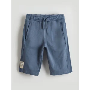 LCW Kids Mavi Beli Lastikli Erkek Çocuk Şort