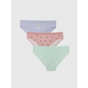 LCW Young Pembe Baskılı Bikini Külot 3lü