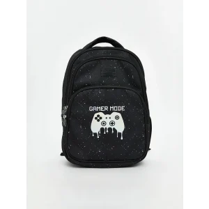 LCW ACCESSORIES Siyah Baskılı Erkek Çocuk Okul Çantası