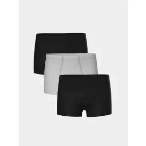 LCW Kids Siyah Basic Erkek Çocuk Boxer 3lü