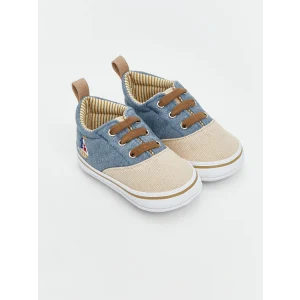 LCW STEPS Mavi Bağcıklı Erkek Bebek Yürüme Öncesi Ayakkabı