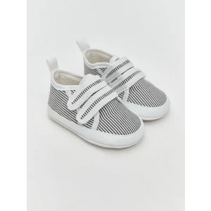 LCW STEPS Beyaz Cırt Cırtlı Erkek Bebek Yürüme Öncesi İlk Adım Ayakkabısı