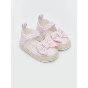 LCW STEPS Pembe Cırt Cırtlı Kız Bebek Yürüme Öncesi Ayakkabısı