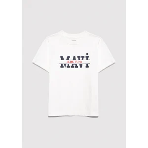 Mavi 6610397-70057 Mavi Logo Baskılı Beyaz Tişört