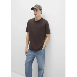 Mavi 066248-70251 Cep Detaylı Kahverengi Tişört