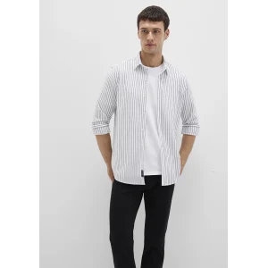 Mavi 0211403-91334 Çizgili Beyaz Gömlek
