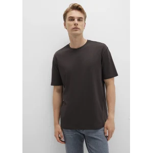 Mavi 0611596-70219 Bisiklet Yaka Kahverengi Basic Tişört