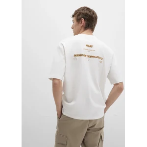 Mavi 0612913-84001 Baskılı Beyaz Tişört