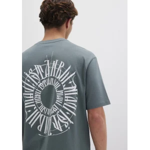 Mavi 0612449-71577 Sırt Baskılı İstanbul Tişört