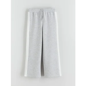 LCW Kids Gri Beli Lastikli Kız Çocuk Eşofman Altı