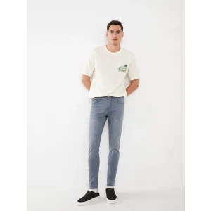 LCW Jeans Gri 760 Skinny Fit Erkek Jean Pantolon