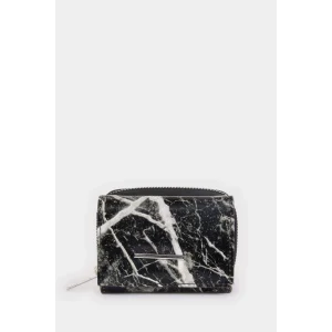 Defacto E2651 Siyah Kadın Mermer Baskılı Suni Deri Cüzdan