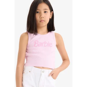 Defacto E6521 Pembe Kız Çocuk Barbie Bisiklet Yaka Atlet