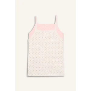 Defacto E7200 Pembe Kız Çocuk 2li Atlet