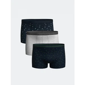 LC WAIKIKI Karişik Standart Kalıp Pamuklu Esnek Erkek Boxer 3lü
