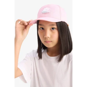Defacto D8427 Pembe Kız Çocuk 3D Pamuklu Cap Şapka