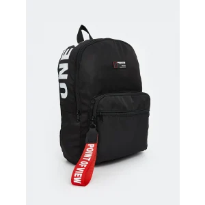 LCW ACCESSORIES Siyah Baskılı Erkek Sırt Çantası