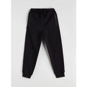 LCW Kids Siyah Beli Lastikli Erkek Çocuk Jogger Eşofman Altı