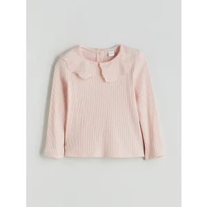 LCW Kids Pembe Bebe Yaka Kız Çocuk Tişört