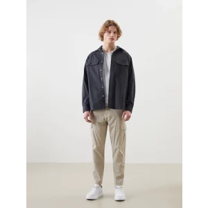 XSIDE Bej Standart Kalıp Gabardin Erkek Pantolon