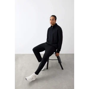 Defacto E9779AXBK81 Siyah DeFactoFit Standart Fit Standart Paça Modal Sporcu Jogger Eşofman Altı