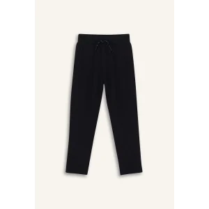 Defacto X6955A6BK81 Siyah Erkek Çocuk Beli Lastikli Düz Paça Basic Düz Eşofman Altı