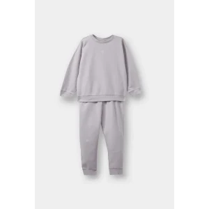 Defacto E8358A5PN688 Pembe Kız Bebek 2li Takım Basic Düz Sweatshirt Eşofman Altı