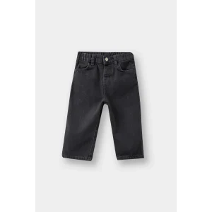 Defacto F5364A5NM18 Gri Erkek Bebek Beli Lastikli Jean Pantolon