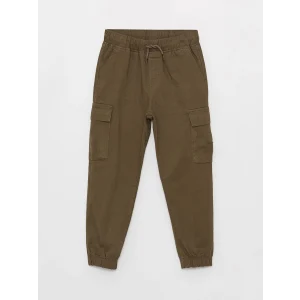 LCW Kids Haki Rahat Kalıp Erkek Çocuk Jogger Kargo Pantolon