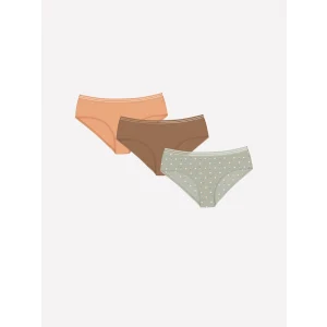 LCW DREAM Yeşil Desenli Hipster Külot 3lü