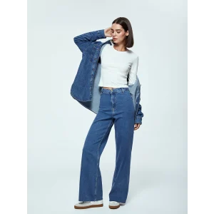 LCW Jeans Indigo Wideleg Kadın Jean Pantolon