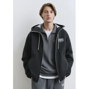 Mavi 0110622-71379 MVJNS Baskılı Kapüşonlu Mont