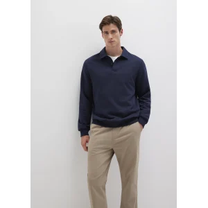 Mavi 0S10420-82318 Polo Yaka Lacivert Sweatshirt