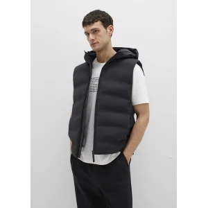 Mavi 0110619-71379 Kapüşonlu Siyah Şişme Yelek