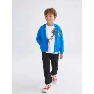 LCW Kids Siyah Basic Erkek Çocuk Polar Astarlı Jean Pantolon