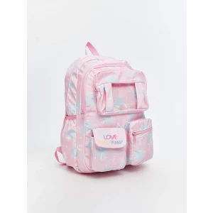 LCW ACCESSORIES Pembe Çok Bölmeli Kız Çocuk Sırt Çantası