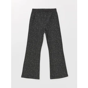 LCW Kids Gri Beli Lastikli İspanyol Paça Kız Çocuk Tayt