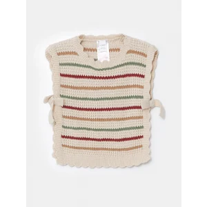 LCW Kids Karişik Bisiklet Yaka Kız Çocuk Triko Süveter