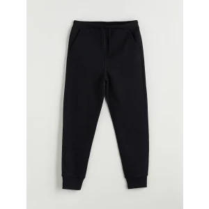 LCW Kids Siyah Beli Lastikli Erkek Çocuk Jogger Eşofman Altı