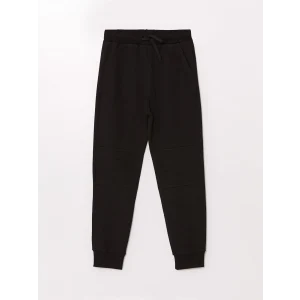 LCW Kids Siyah Beli Lastikli Erkek Çocuk Jogger Eşofman Altı