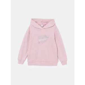 LCW Kids Pembe Kapüşonlu Kız Çocuk Sweatshirt