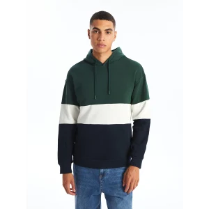 XSIDE Yeşil Uzun Kollu Erkek Kalın Hoodie