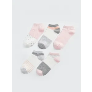 LCW DREAM Pembe Renk Bloklu Kadın Patik Çorap 5li
