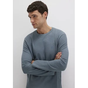 Mavi 065755-80889 Uzun Kollu Gri Basic Tişört