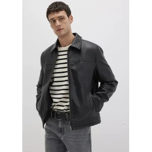 Mavi 0110635-71379 Siyah Suni Deri Ceket