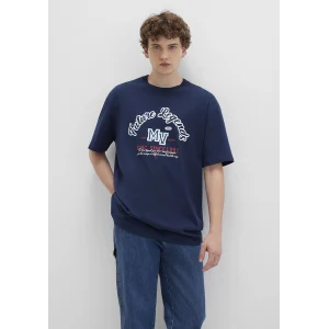 Mavi 0612850-89353 Baskılı Lacivert Tişört