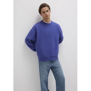 Mavi 0S10415-70695 Bisiklet Yaka Mavi Sweatshirt