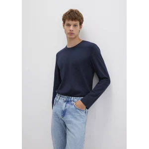 Mavi 062477-27308 Uzun Kollu Lacivert Basic Tişört