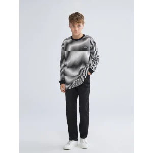 LCW Kids Siyah Slim Fit Erkek Çocuk Jean Pantolon